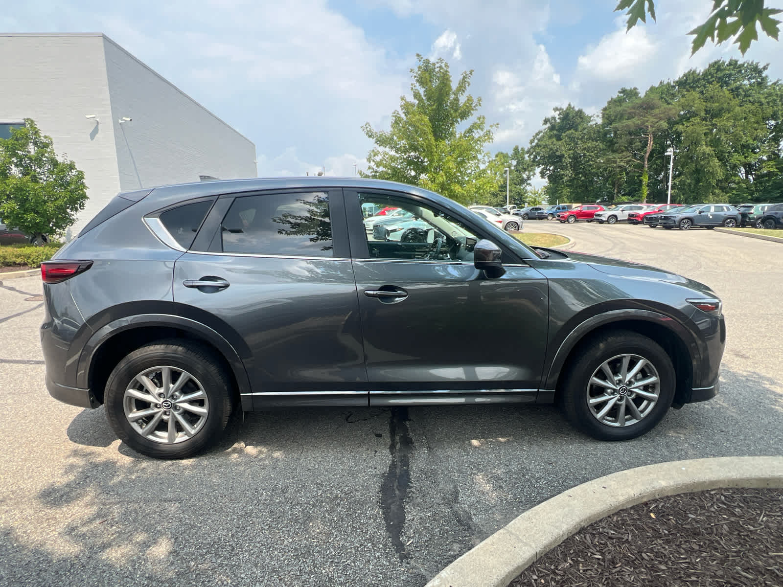 2024 Mazda CX-5 2.5 S Preferred Package Machine Gray Metallic at Cochran Mazda