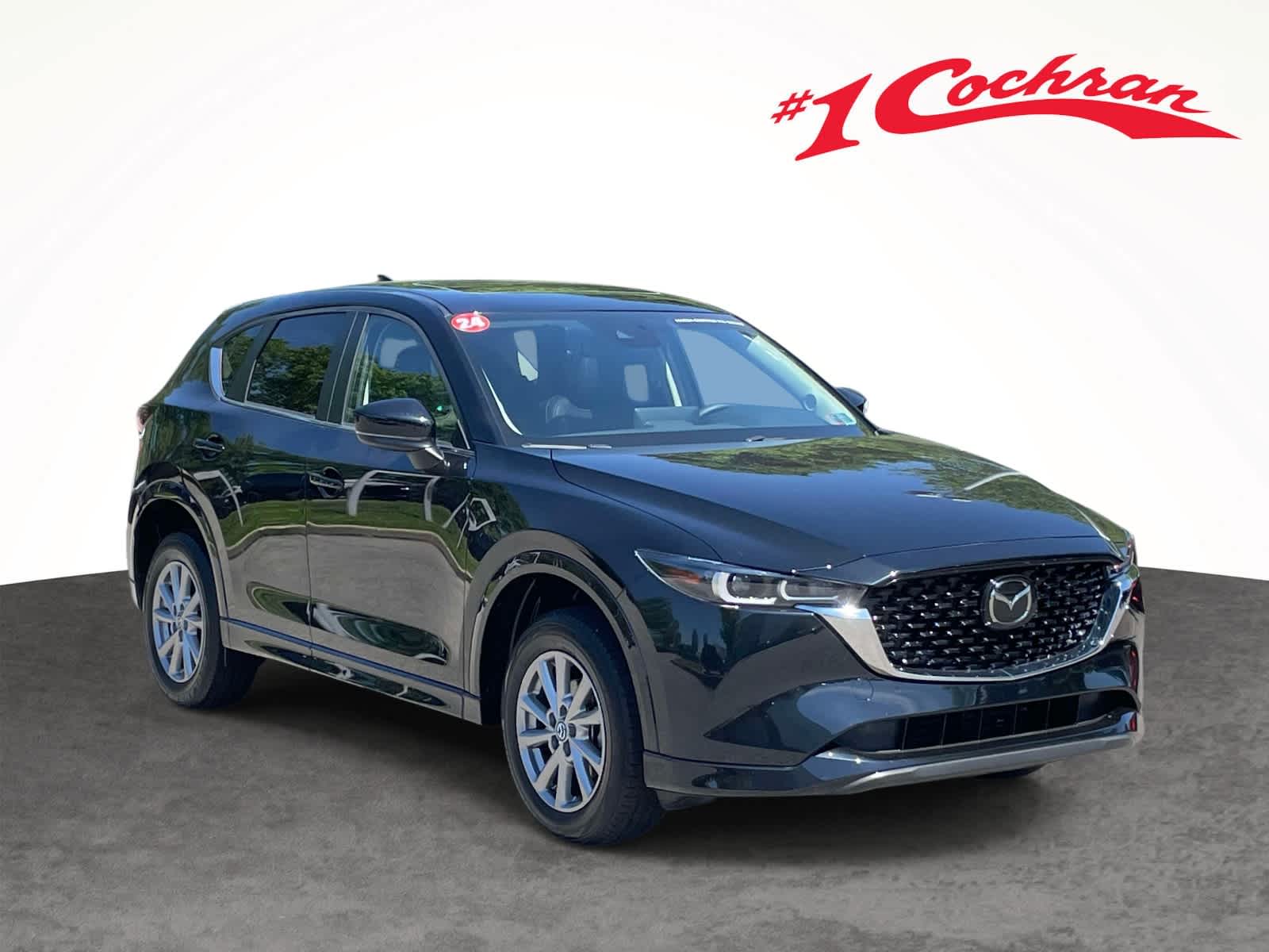 2024 Mazda CX-5 2.5 S Preferred Package Jet Black Mica at Cochran Mazda