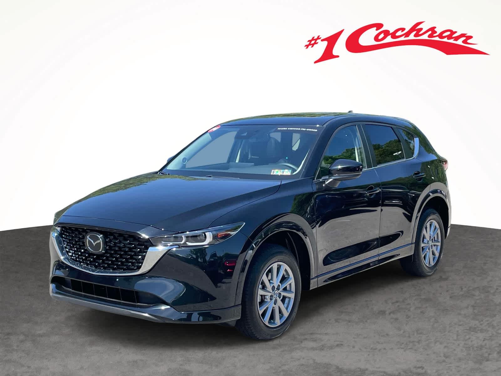 2024 Mazda CX-5 2.5 S Preferred Package Jet Black Mica at Cochran Mazda