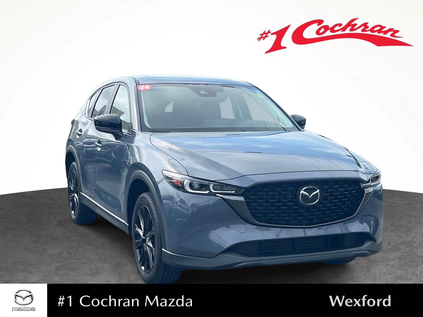 2024 Mazda CX-5 2.5 S Carbon Edition Polymetal Gray Metallic at Bud's Auto Sales