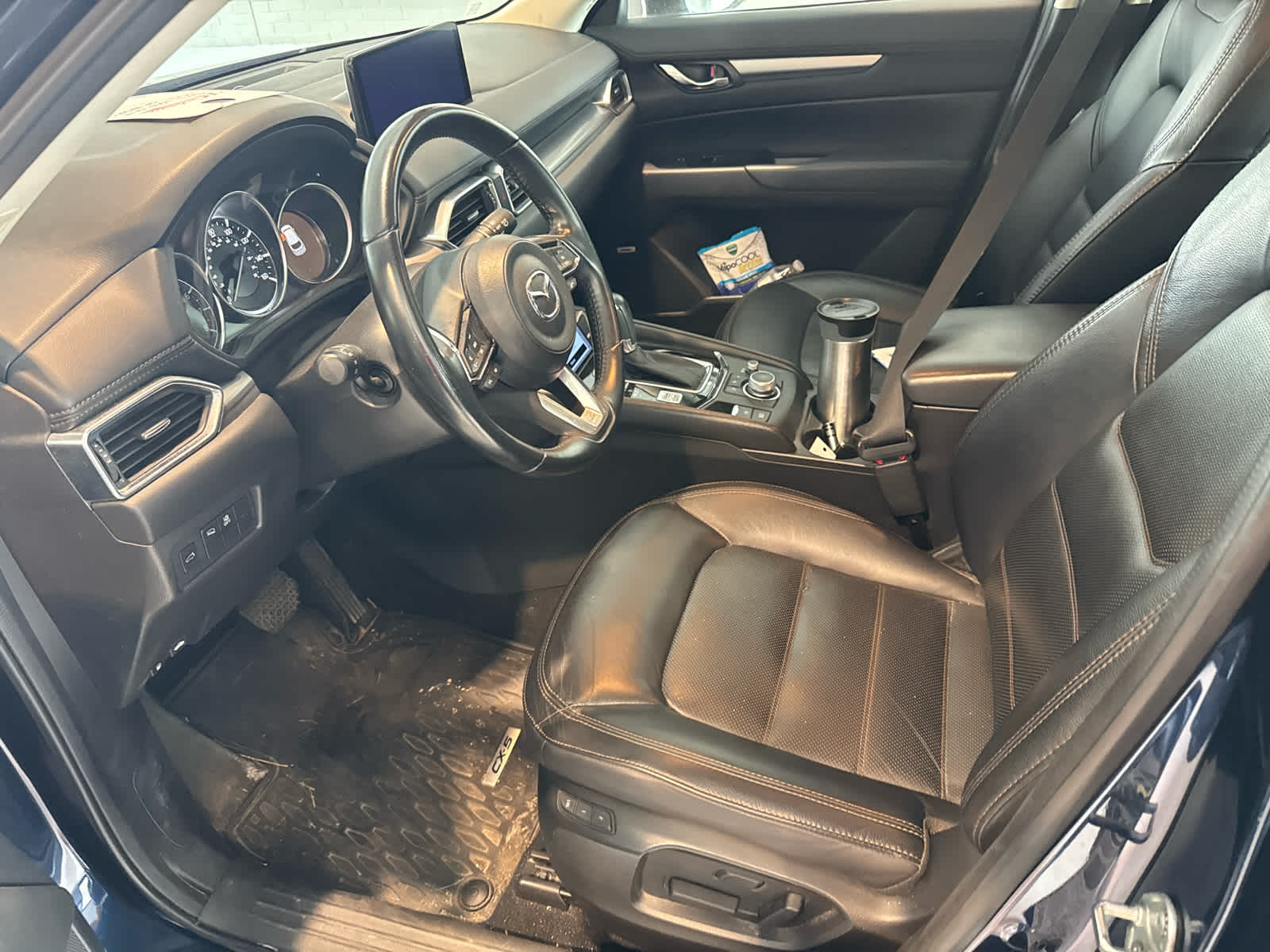 2021 Mazda CX-5 Touring Deep Crystal Blue Mica at Joe Ball GMC