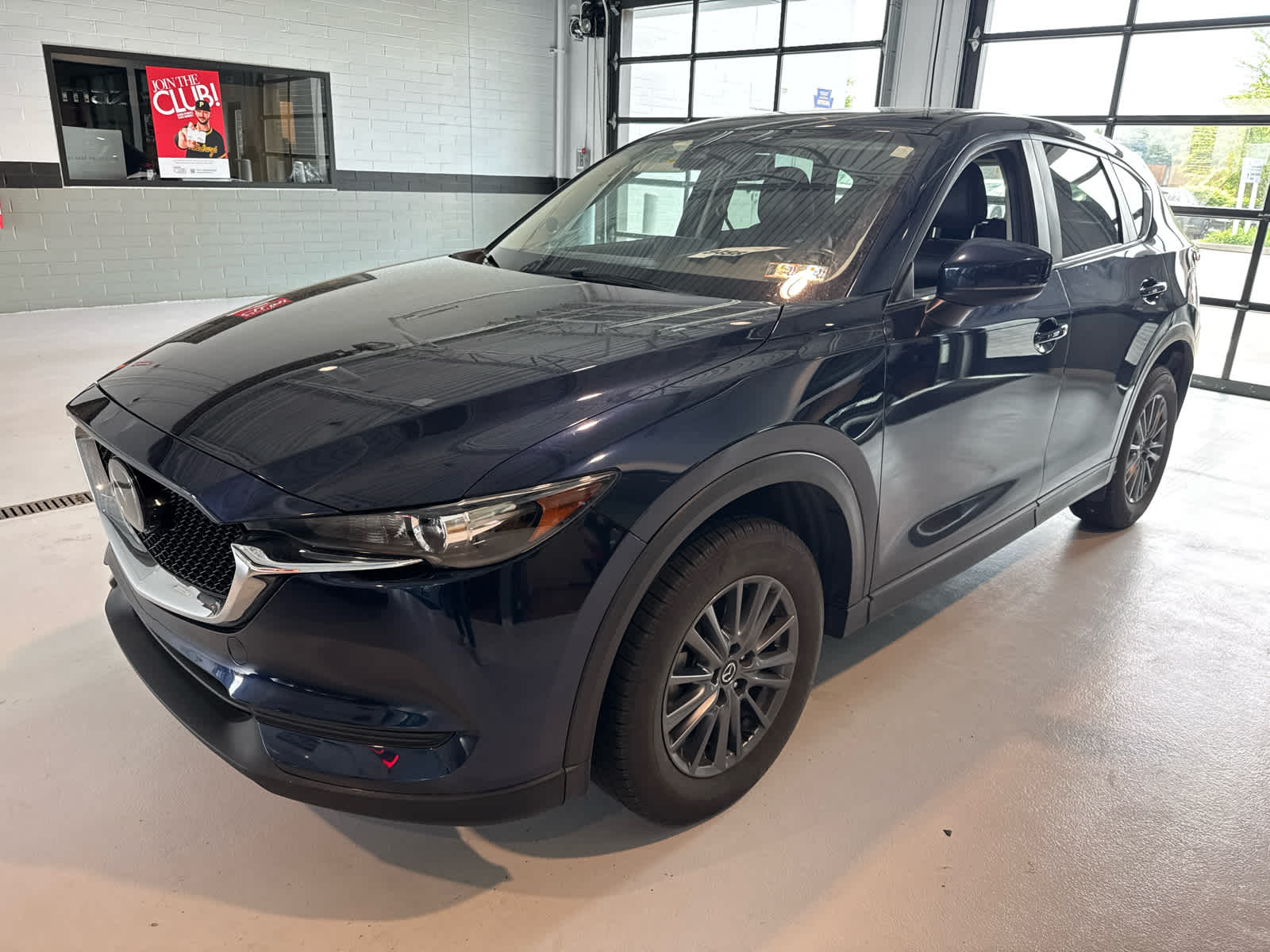 2021 Mazda CX-5 Touring Deep Crystal Blue Mica at Joe Ball GMC