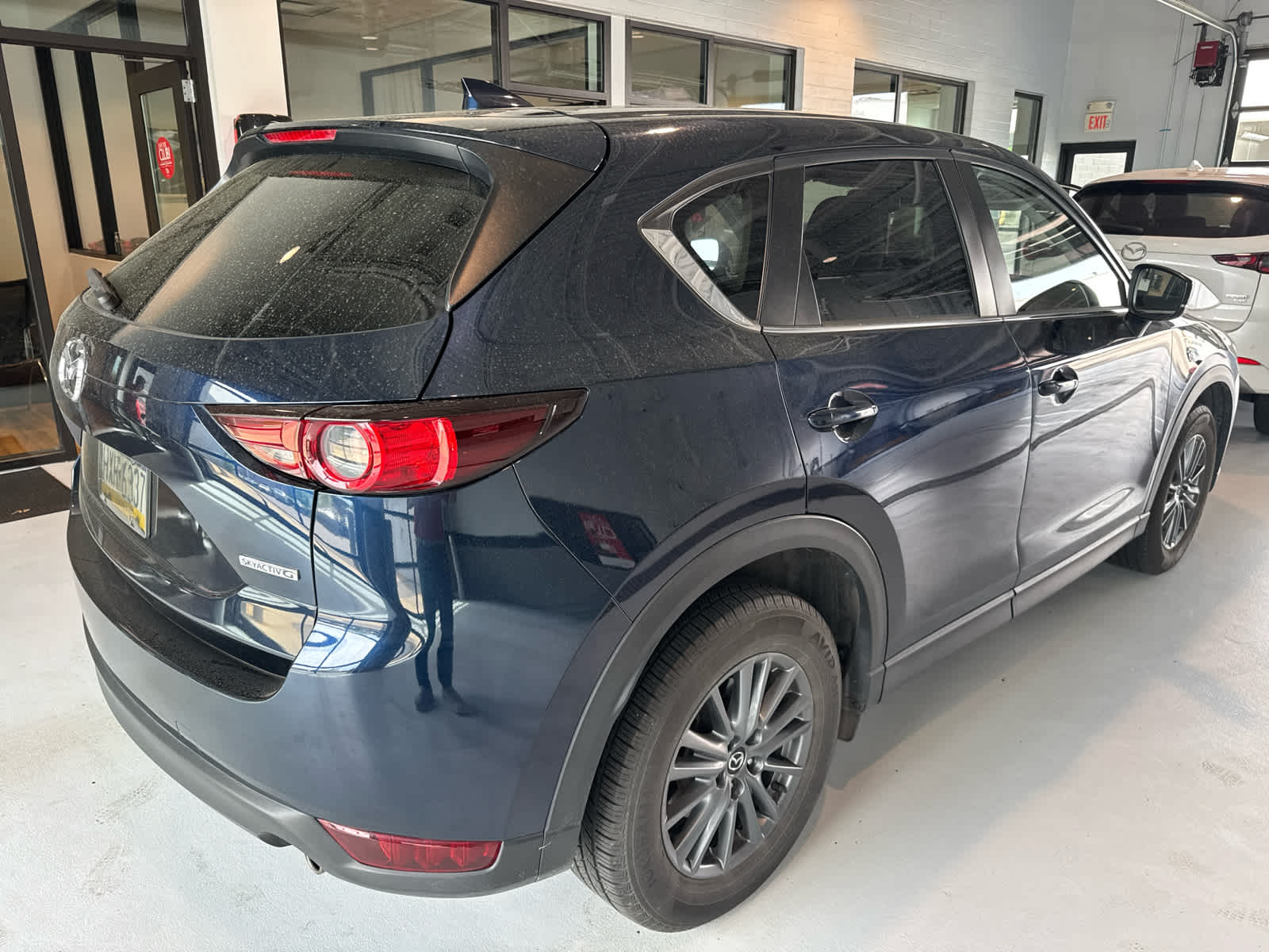 2021 Mazda CX-5 Touring Deep Crystal Blue Mica at Joe Ball GMC