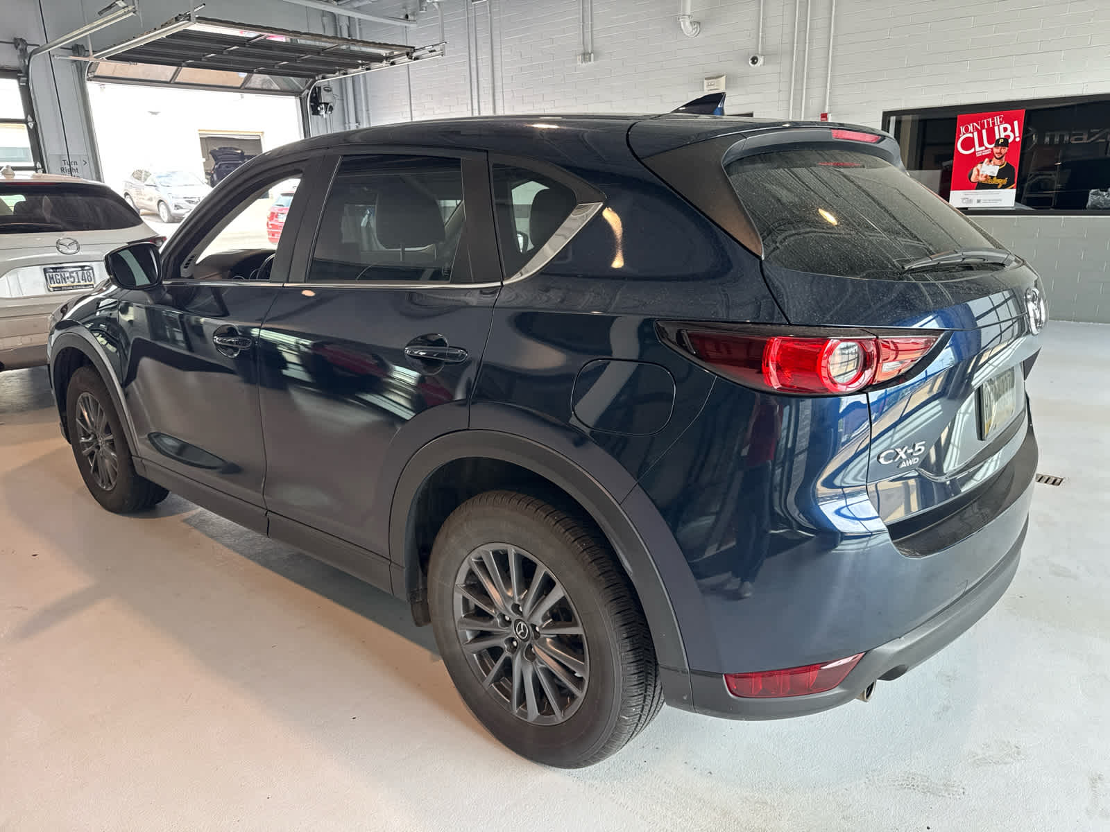 2021 Mazda CX-5 Touring Deep Crystal Blue Mica at Joe Ball GMC