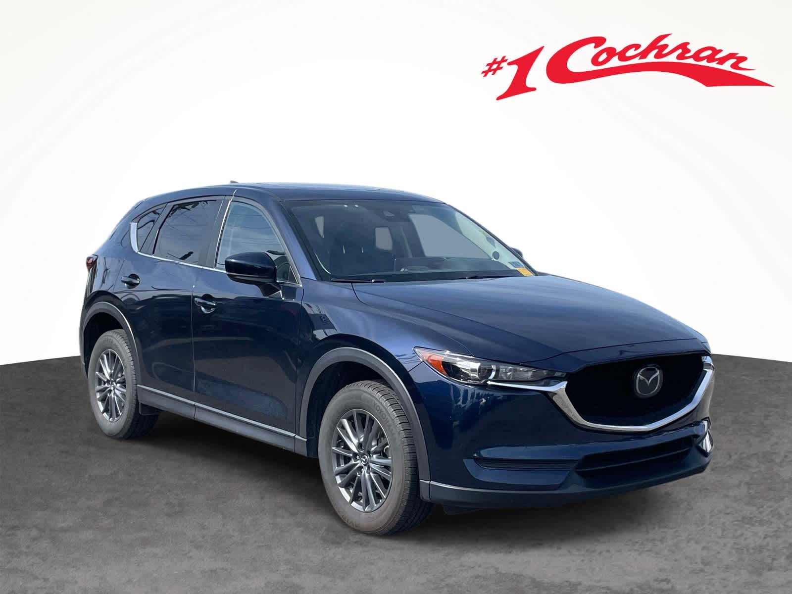 2021 Mazda CX-5 Touring Deep Crystal Blue Mica at Cochran Mazda