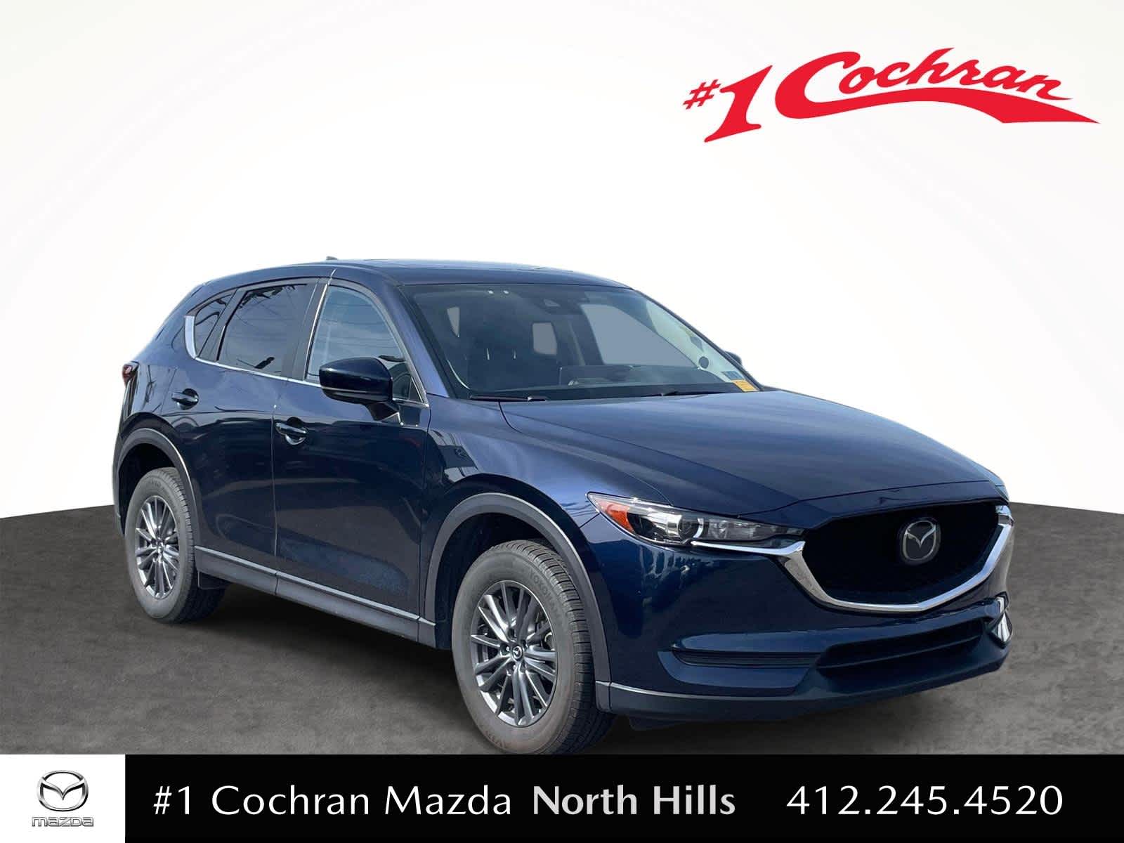 2021 Mazda CX-5 Touring Deep Crystal Blue Mica at Cochran Mazda