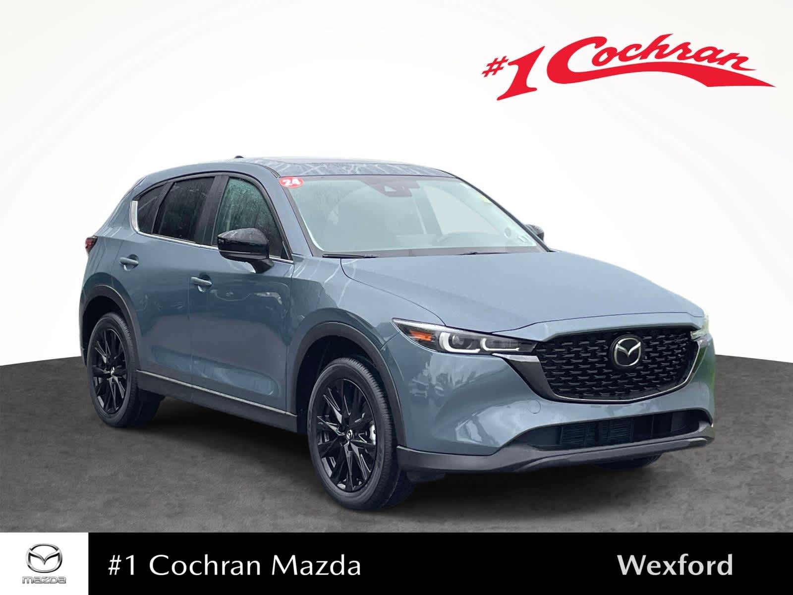 2024 Mazda CX-5 2.5 S Carbon Edition Polymetal Gray Metallic at Bud's Auto Sales