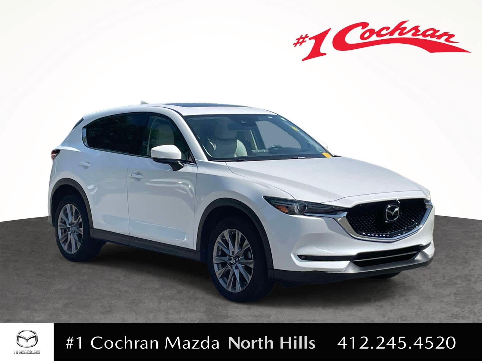 2019 Mazda CX-5 Grand Touring Snowflake White Pearl Mica at Cochran Mazda