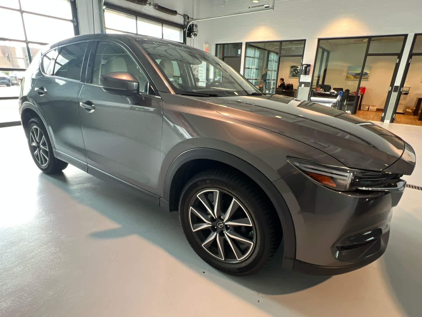 2018 Mazda CX-5 Grand Touring Machine Gray Metallic at Cochran Mazda