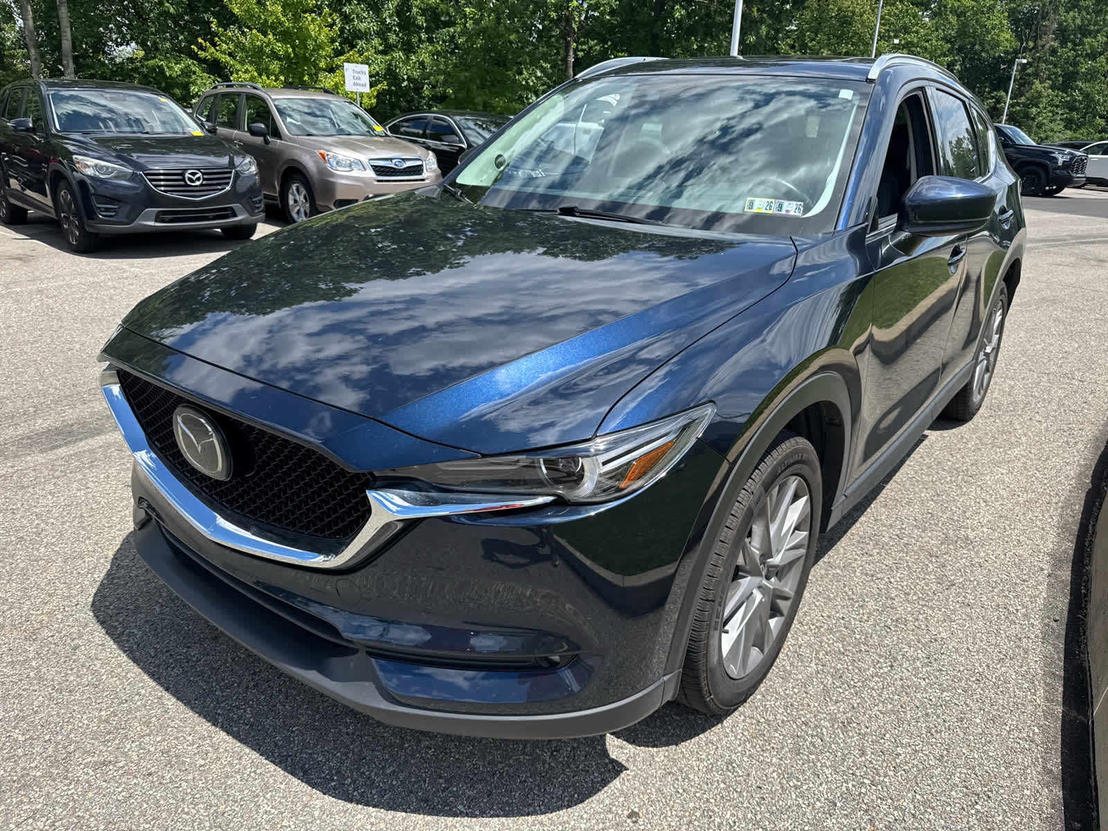2020 Mazda CX-5 Grand Touring Deep Crystal Blue Mica at Woltz & Wind Ford