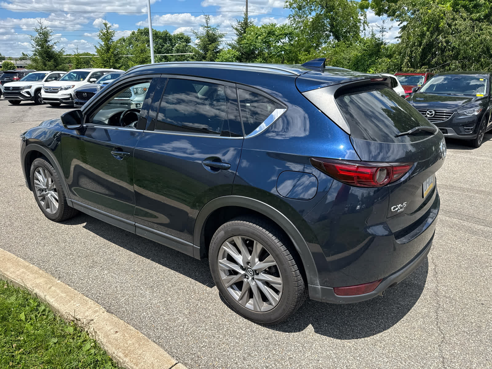 2020 Mazda CX-5 Grand Touring Deep Crystal Blue Mica at Woltz & Wind Ford