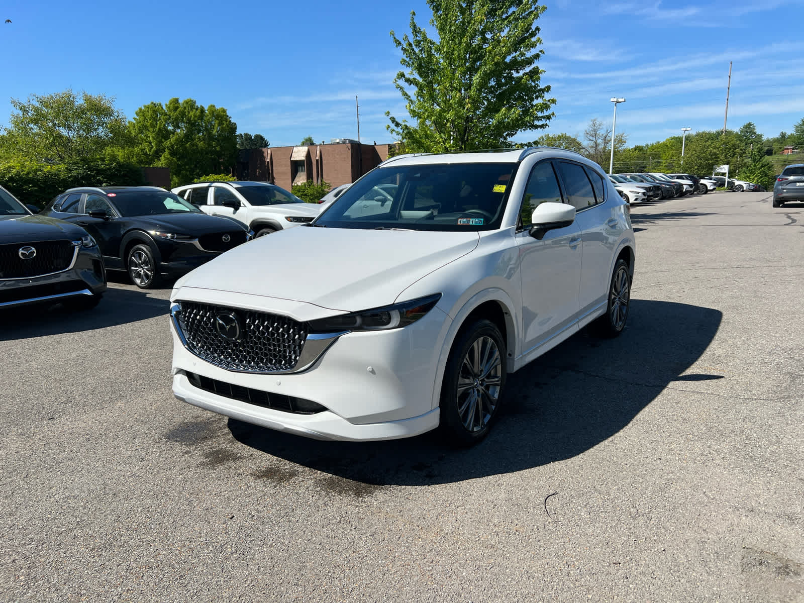 2025 Mazda CX-5 2.5 Turbo Signature Rhodium White Metallic at Diehl Automotive