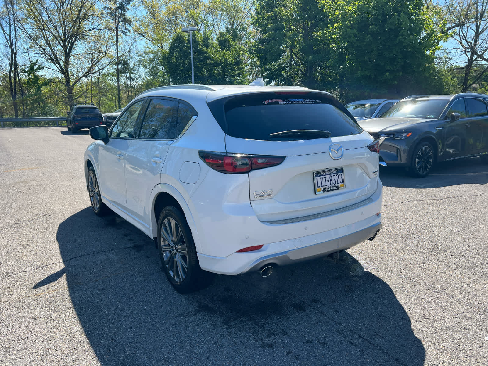 2025 Mazda CX-5 2.5 Turbo Signature Rhodium White Metallic at Diehl Automotive