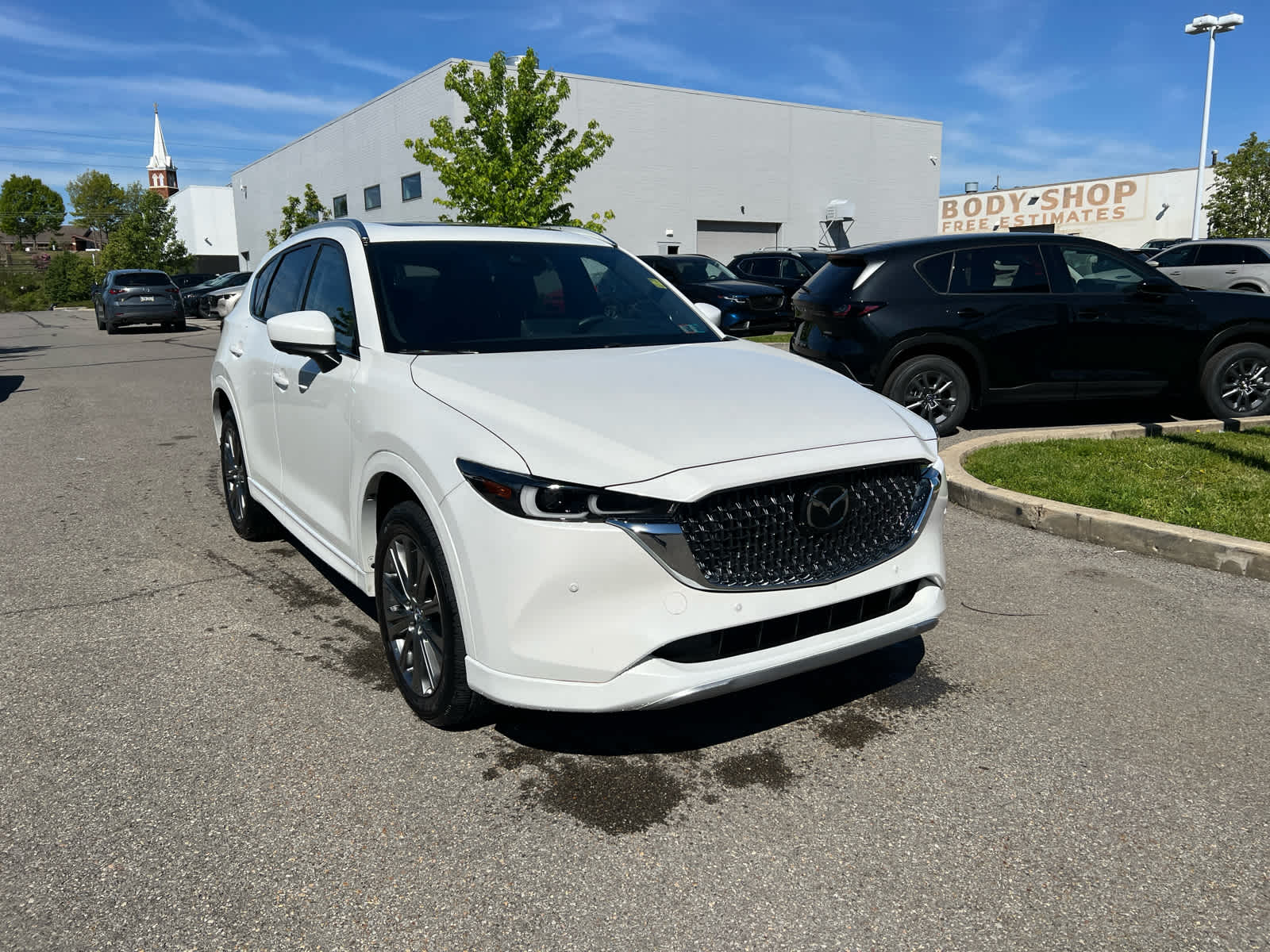 2025 Mazda CX-5 2.5 Turbo Signature Rhodium White Metallic at Diehl Automotive