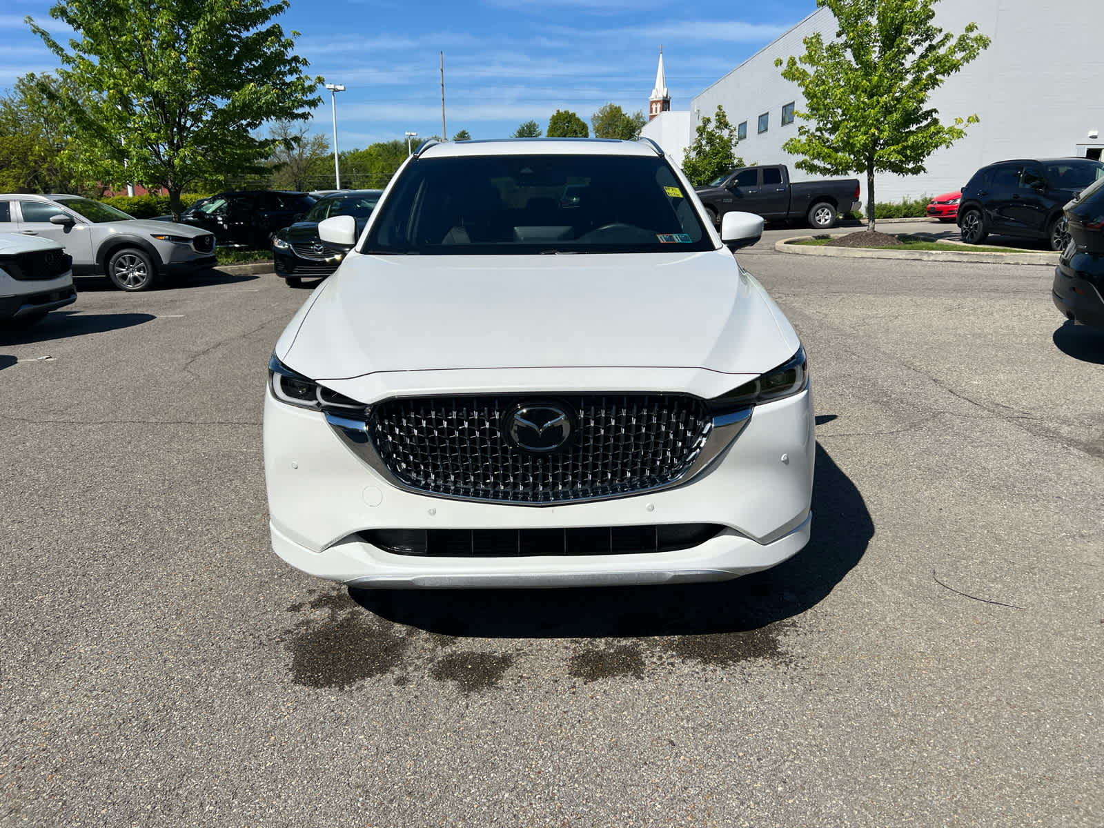 2025 Mazda CX-5 2.5 Turbo Signature Rhodium White Metallic at Diehl Automotive