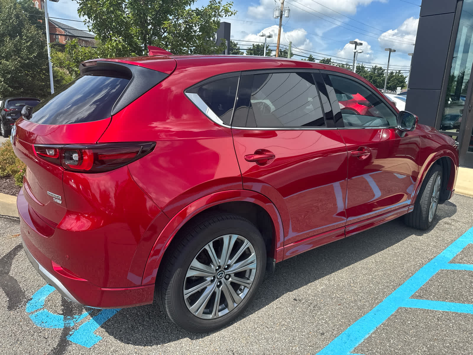 2024 Mazda CX-5 2.5 Turbo Signature Soul Red Crystal Metallic at Bud's Auto Sales