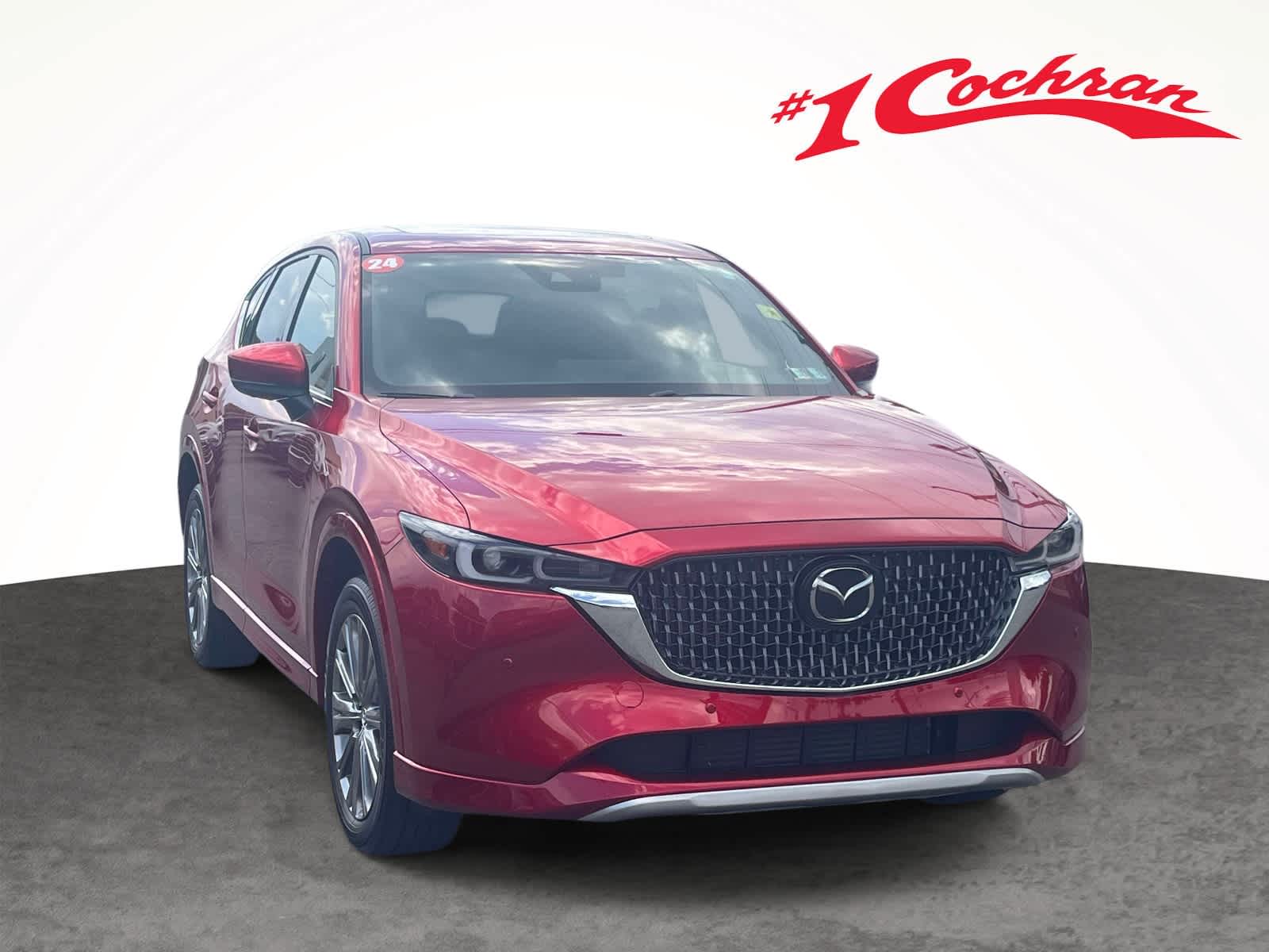 2024 Mazda CX-5 2.5 Turbo Signature Soul Red Crystal Metallic at Cochran Mazda