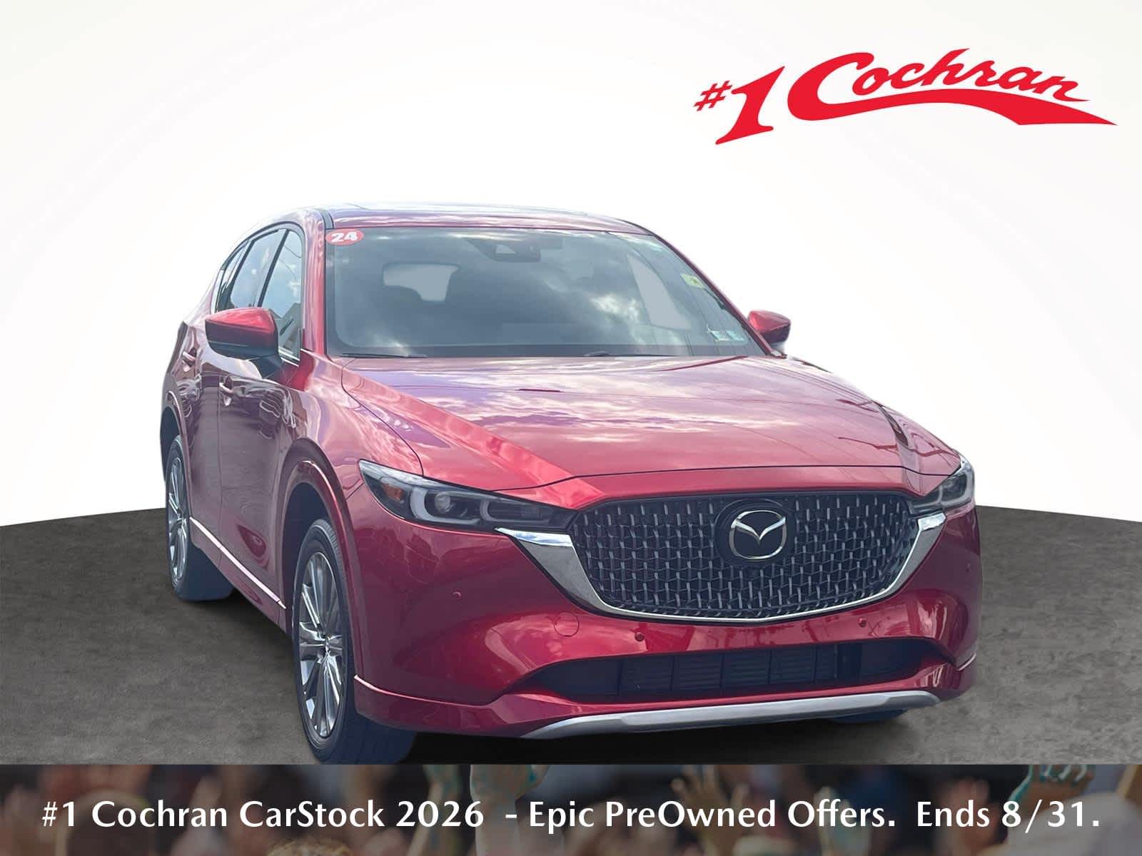 2024 Mazda CX-5 2.5 Turbo Signature Soul Red Crystal Metallic at Bud's Auto Sales