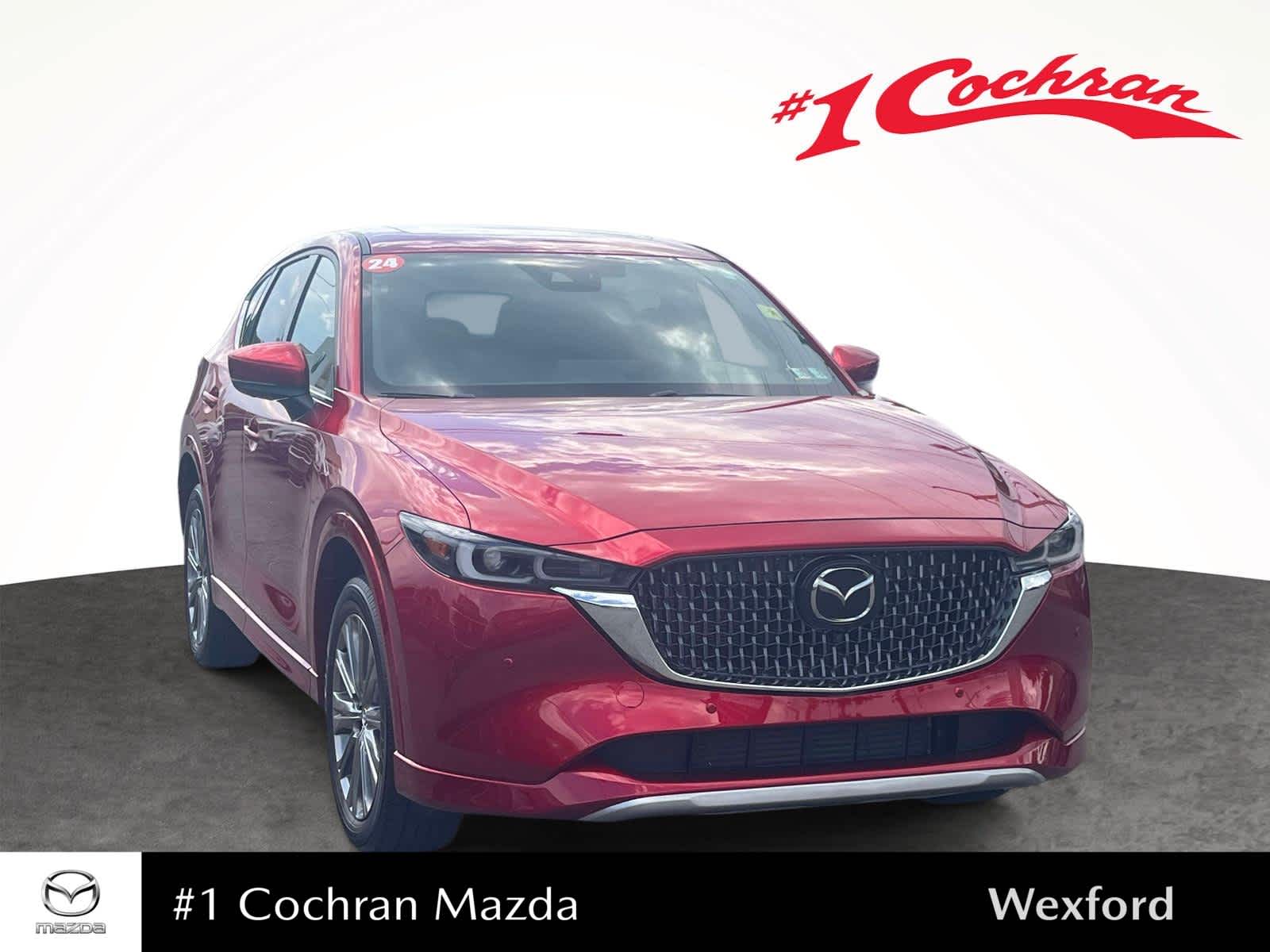 2024 Mazda CX-5 2.5 Turbo Signature Soul Red Crystal Metallic at Cochran Mazda