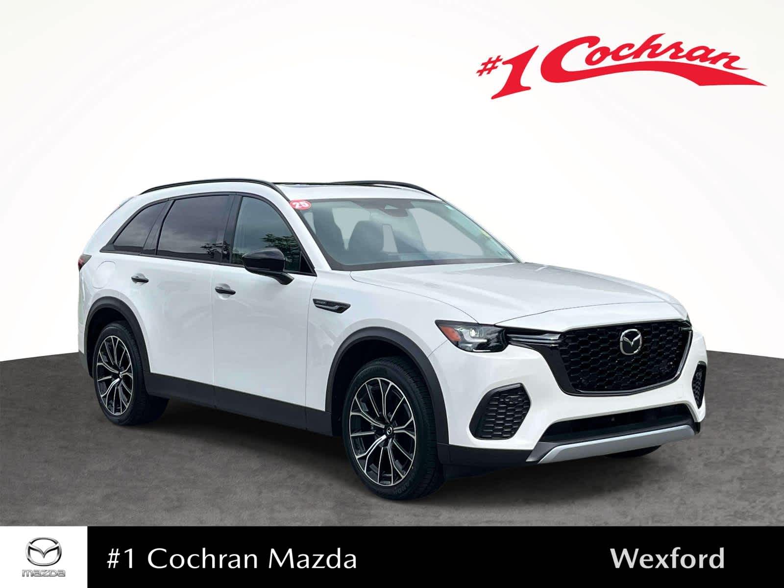 2025 Mazda CX-70 PHEV Premium Package Rhodium White Premium at Cochran Mazda