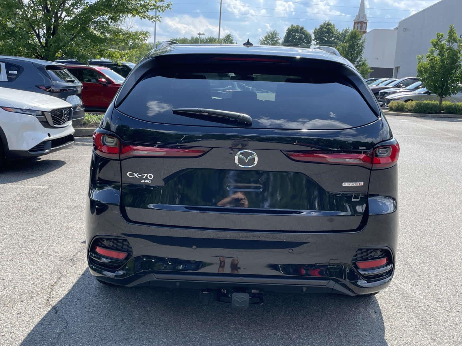 2025 Mazda CX-70 3.3 Turbo S Premium Package Jet Black Mica at Cochran Mazda