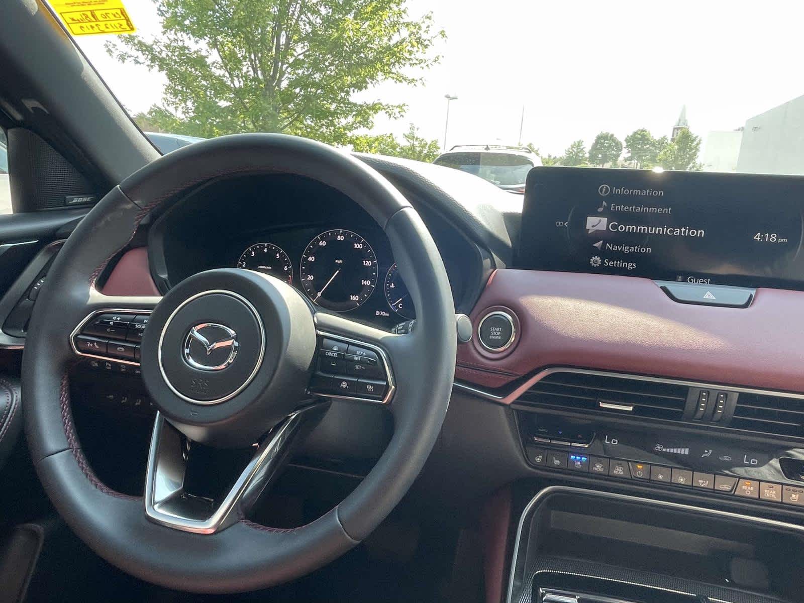 2025 Mazda CX-70 3.3 Turbo S Premium Package Jet Black Mica at Cochran Mazda