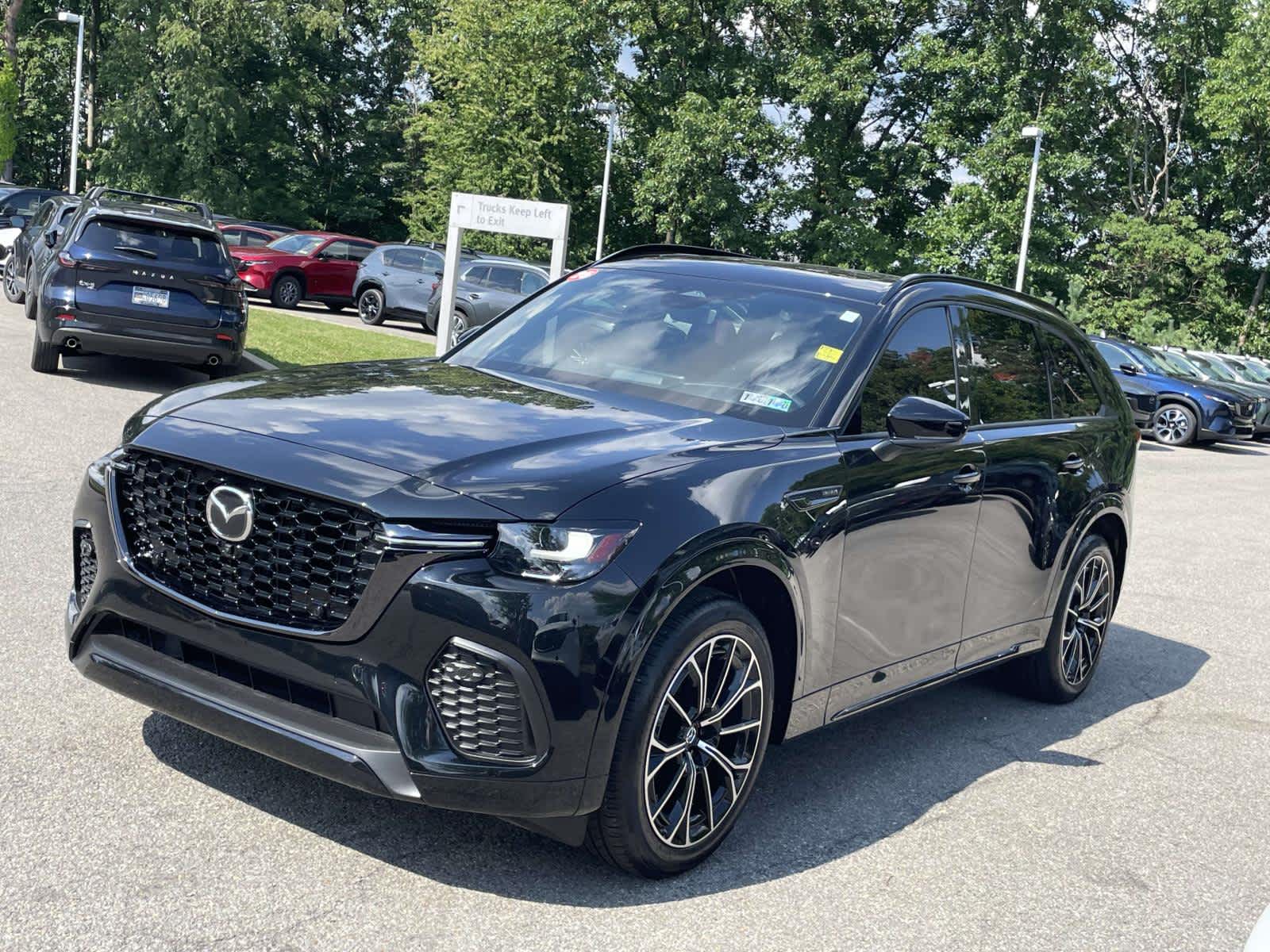 2025 Mazda CX-70 3.3 Turbo S Premium Package Jet Black Mica at Cochran Mazda