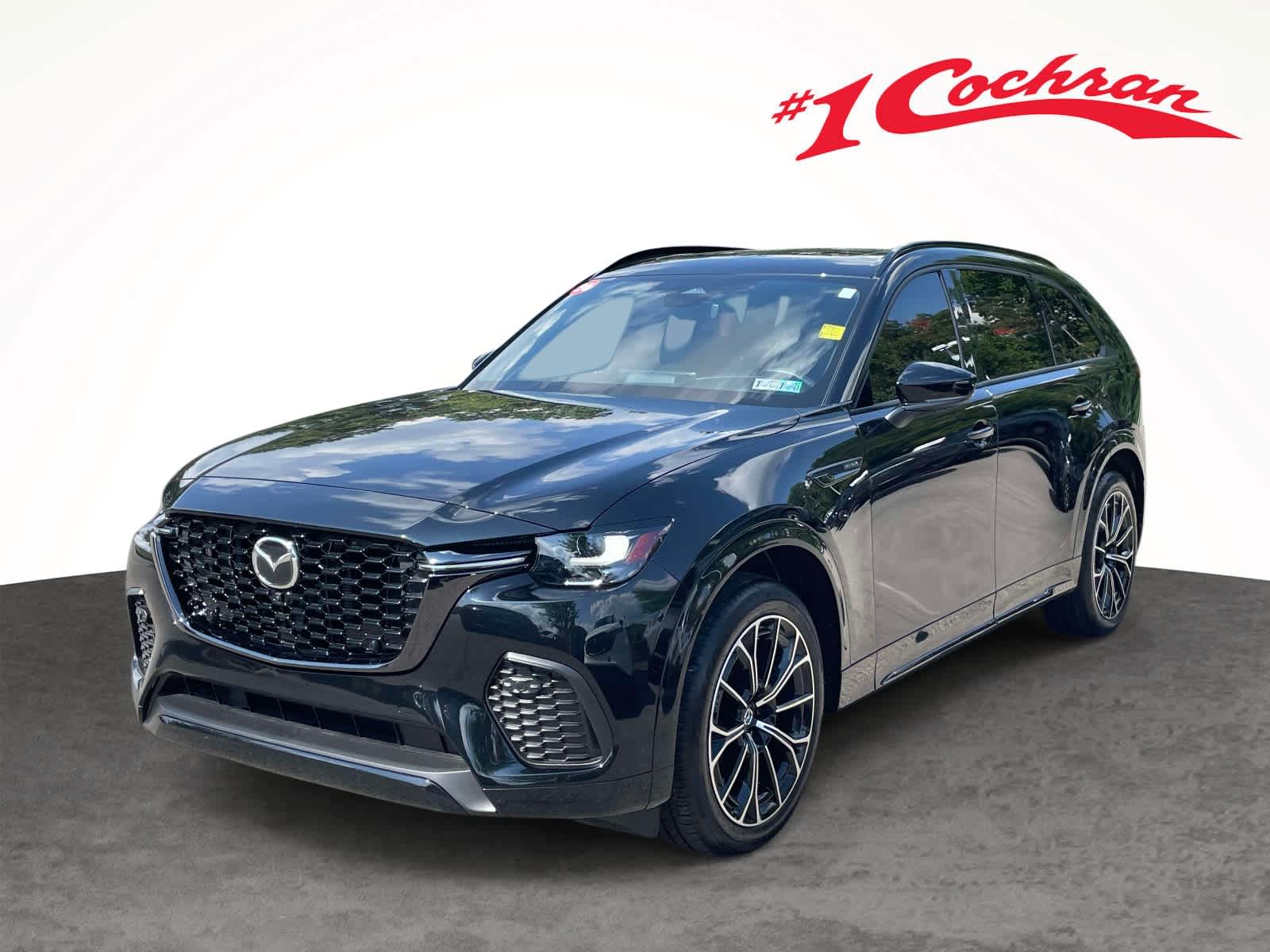 2025 Mazda CX-70 3.3 Turbo S Premium Package Jet Black Mica at Cochran Mazda