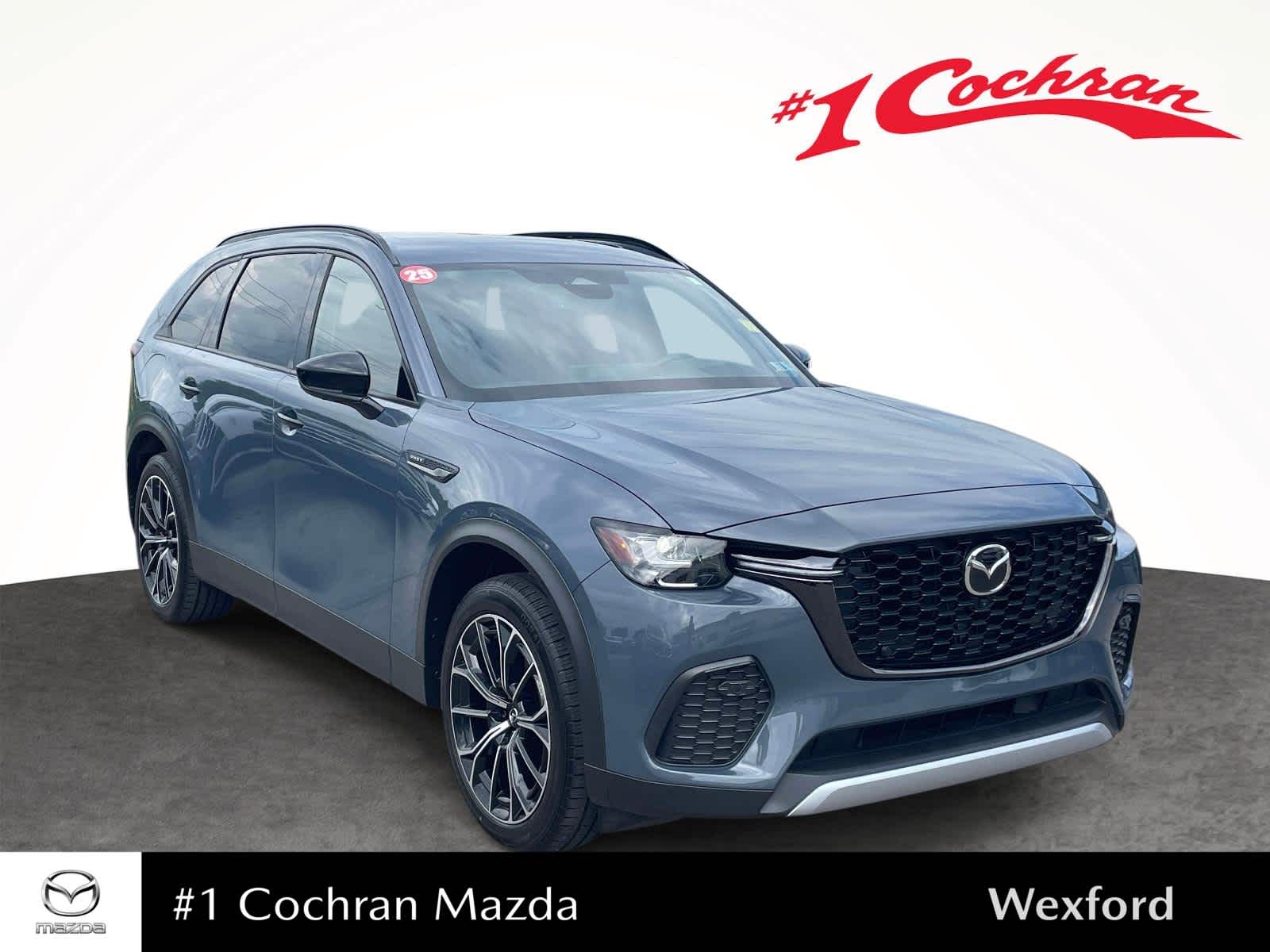 2025 Mazda CX-70 PHEV Premium Plus Package Polymetal Gray Metallic at Cochran Mazda