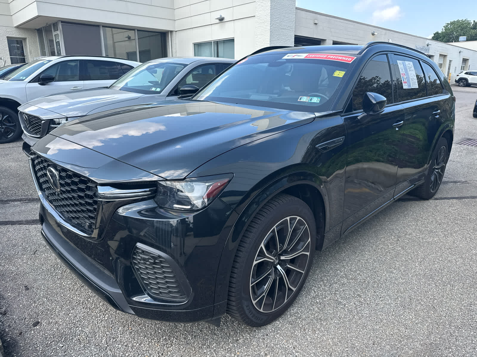 2025 Mazda CX-70 3.3 Turbo S Premium Plus Package Jet Black Mica at Cochran Mazda
