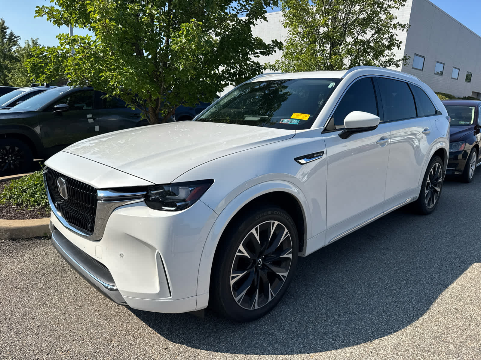 2024 Mazda CX-90 3.3 Turbo S Rhodium White Premium at Baglier Buick GMC Mazda