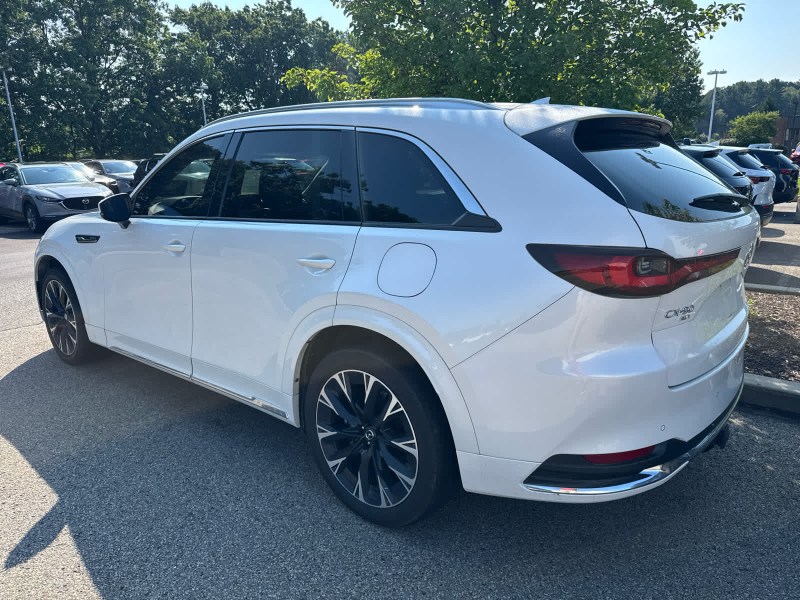 2024 Mazda CX-90 3.3 Turbo S Rhodium White Premium at Baglier Buick GMC Mazda