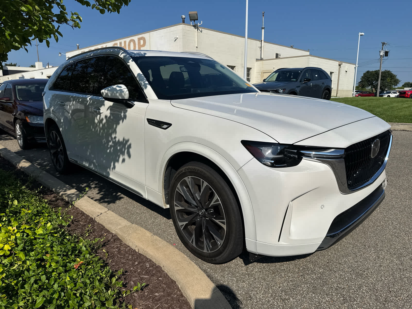 2024 Mazda CX-90 3.3 Turbo S Rhodium White Premium at Baglier Buick GMC Mazda