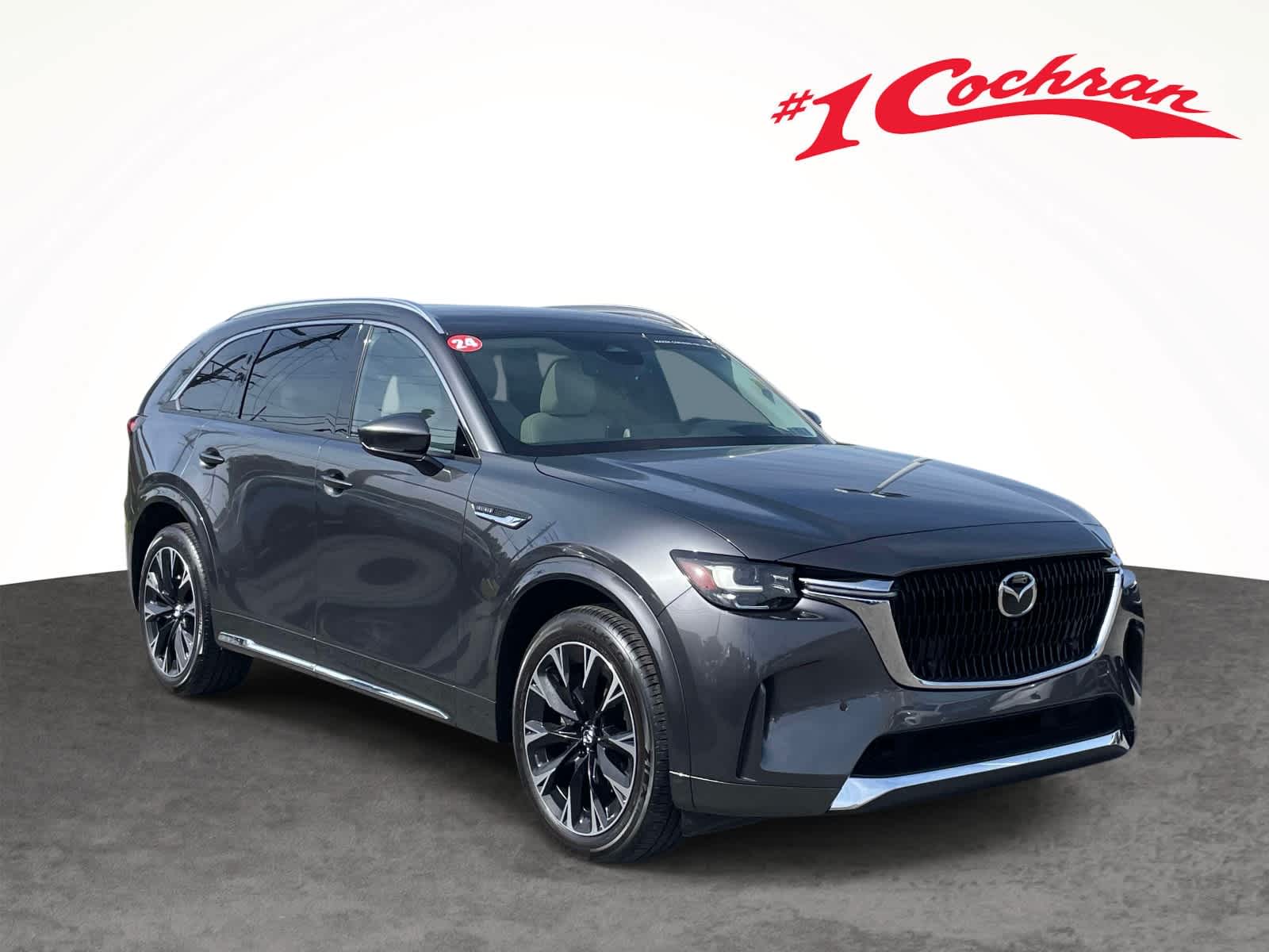2024 Mazda CX-90 3.3 Turbo S Premium Plus Machine Gray Metallic at Cochran Mazda