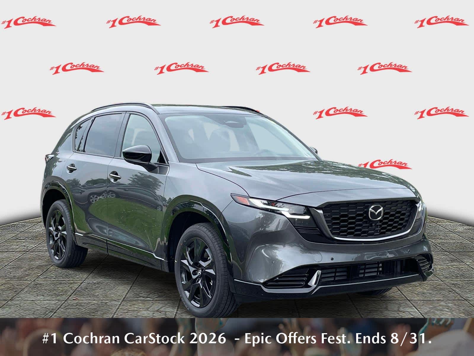 2026 Mazda CX-5 2.5 S Premium Plus Machine Gray Metallic at Humes CDJR