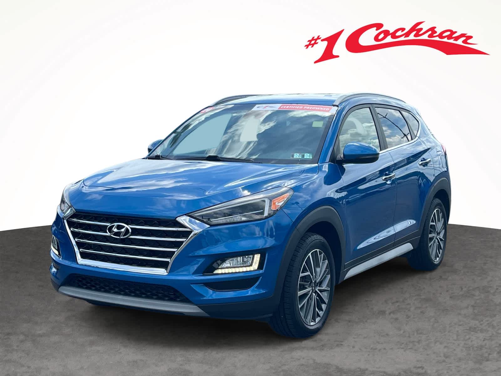 2020 Hyundai Tucson Limited Aqua Blue at Rick Weaver Chevrolet