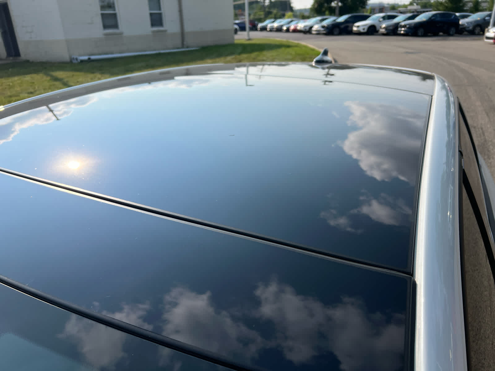 2024 Volkswagen Golf GTI 380 SE Opal White Pearl w/ Black Roof at Cochran Mazda