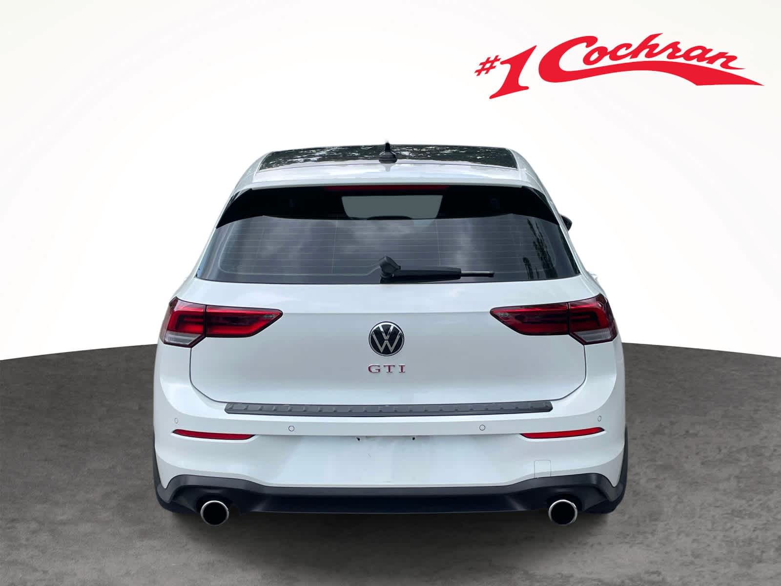 2024 Volkswagen Golf GTI 380 SE Opal White Pearl w/ Black Roof at Cochran Mazda