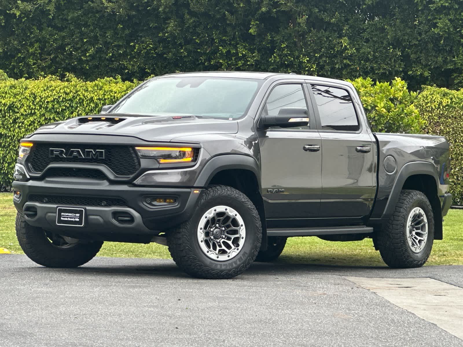Gray (Granite Crystal Metallic Clearcoat) 2022 RAM 1500 TRX Crew Cab 4WD Pickup Truck All-Wheel Drive 8-Speed Automatic
