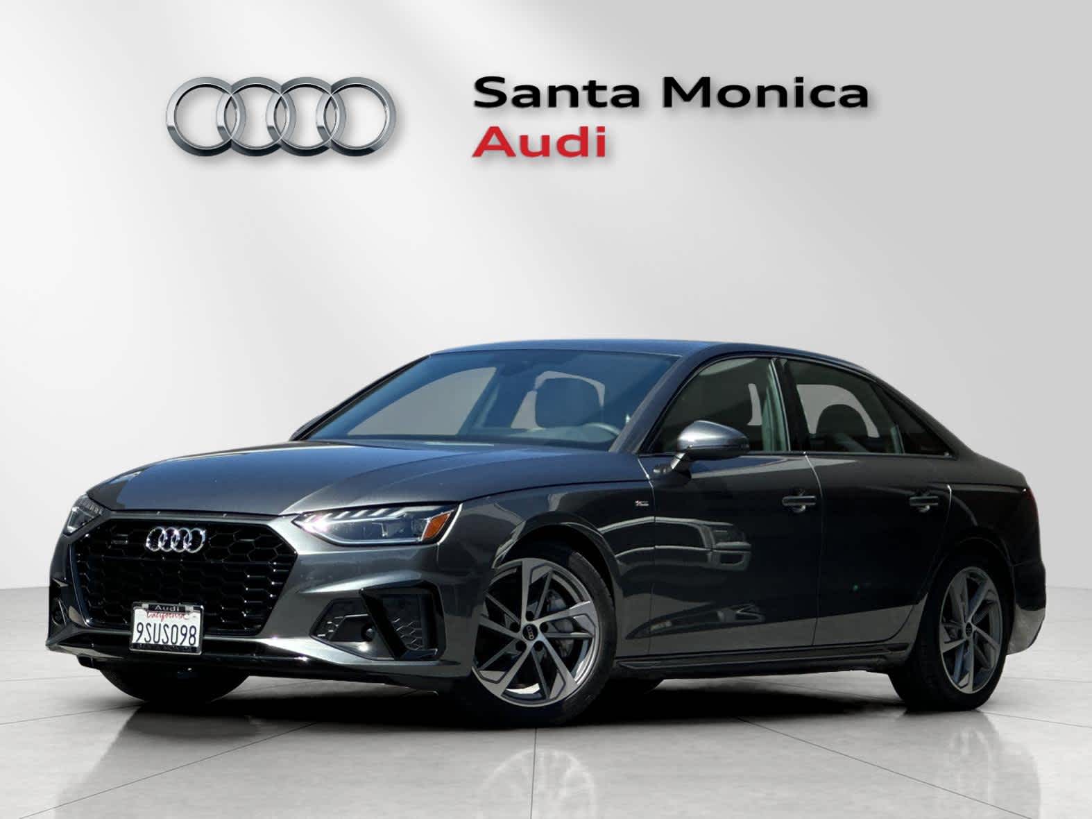 Gray 2025 Audi A4 quattro Premium S Line 45 TFSI Sedan All-Wheel Drive 7-Speed Automatic