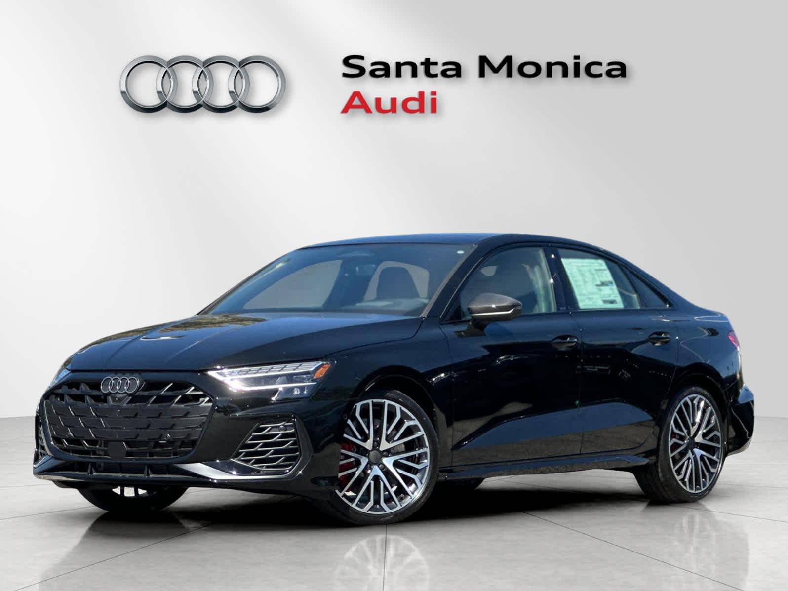 Black 2026 Audi S3 2.0T quattro Premium Sedan All-Wheel Drive 7-Speed Automatic