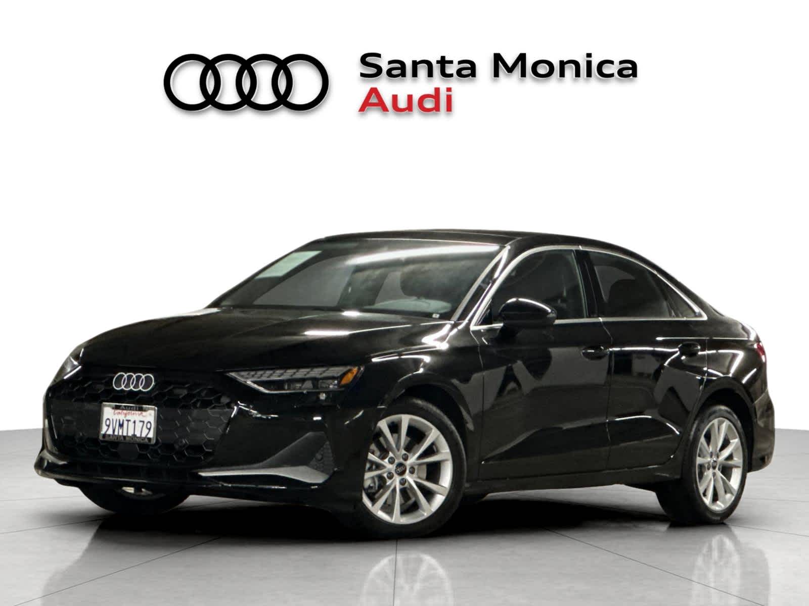Mythos Black Metallic 2025 Audi A3 Sedan All-Wheel Drive Automatic