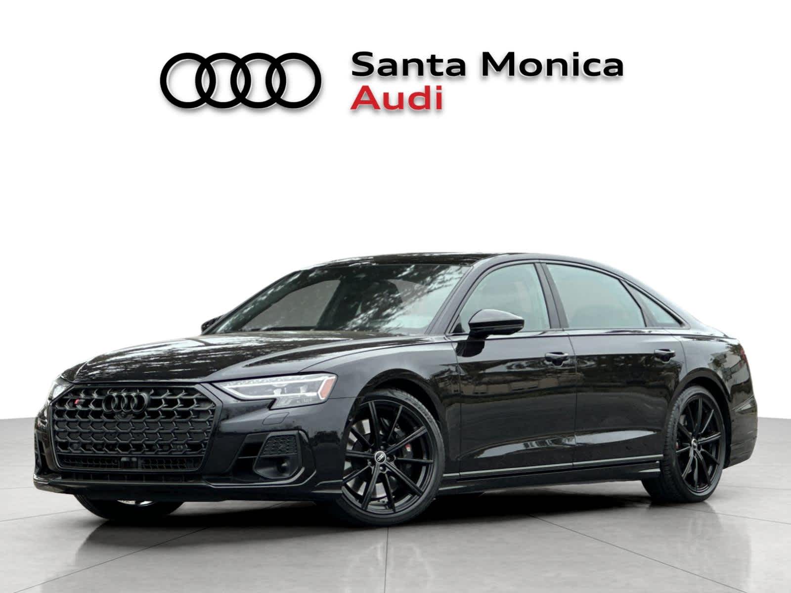 Black 2024 Audi S8 Sedan All-Wheel Drive 8-Speed Automatic