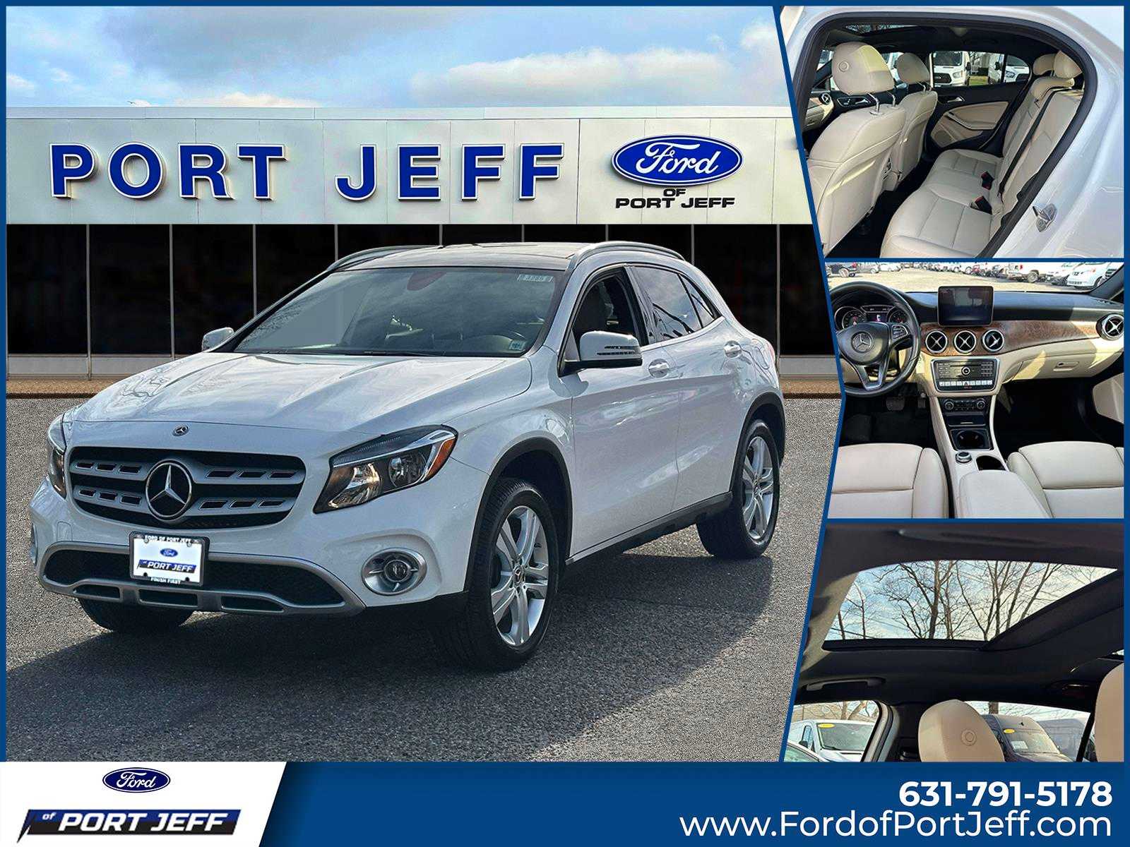 Polar White 2018 Mercedes-Benz GLA 250 4MATIC SUV / Crossover All-Wheel Drive 7-Speed Automatic