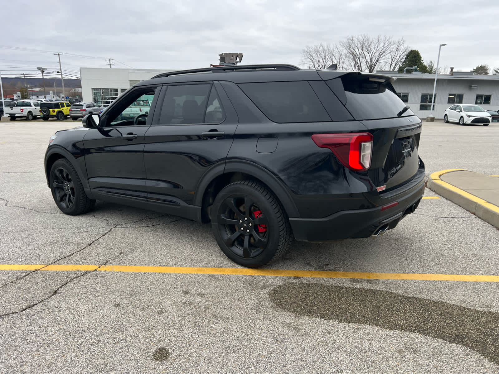 Agate Black 2023 Ford Explorer ST AWD SUV / Crossover All-Wheel Drive Automatic