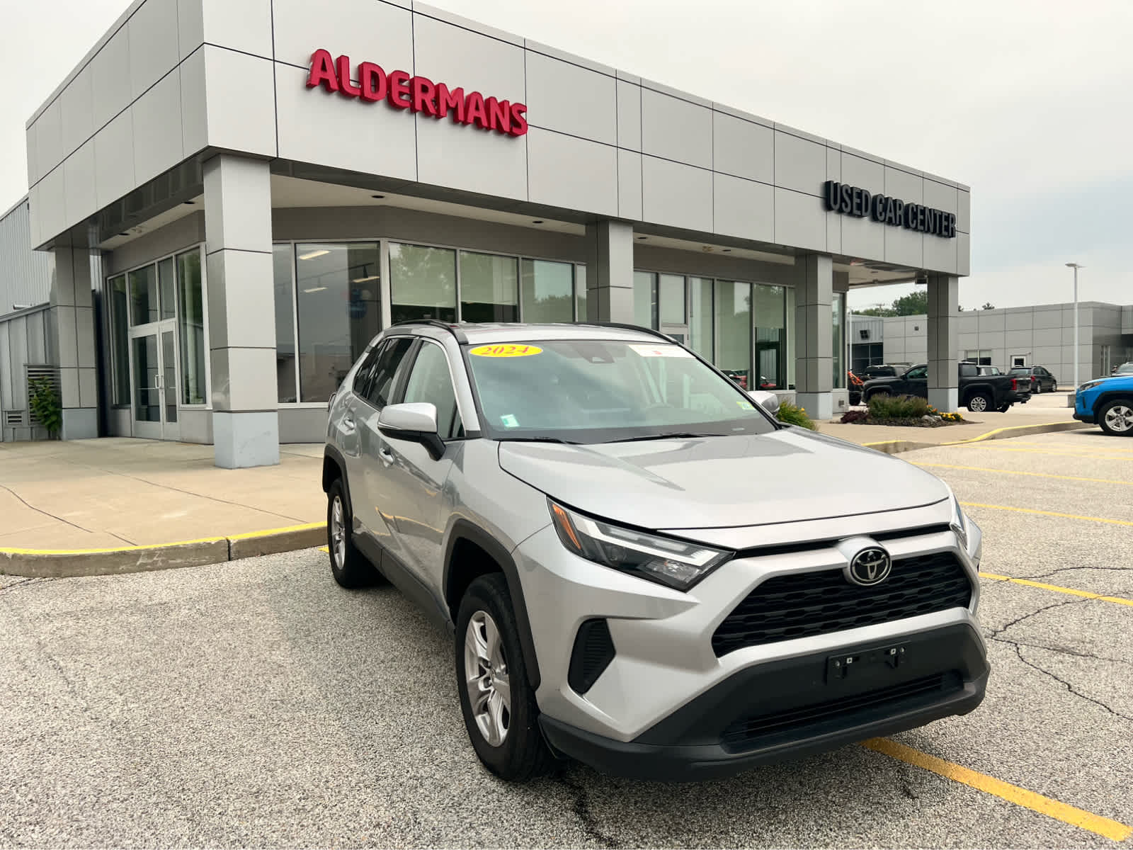 Silver Sky Metallic 2025 Toyota RAV4 SUV / Crossover All-Wheel Drive 8-Speed Automatic