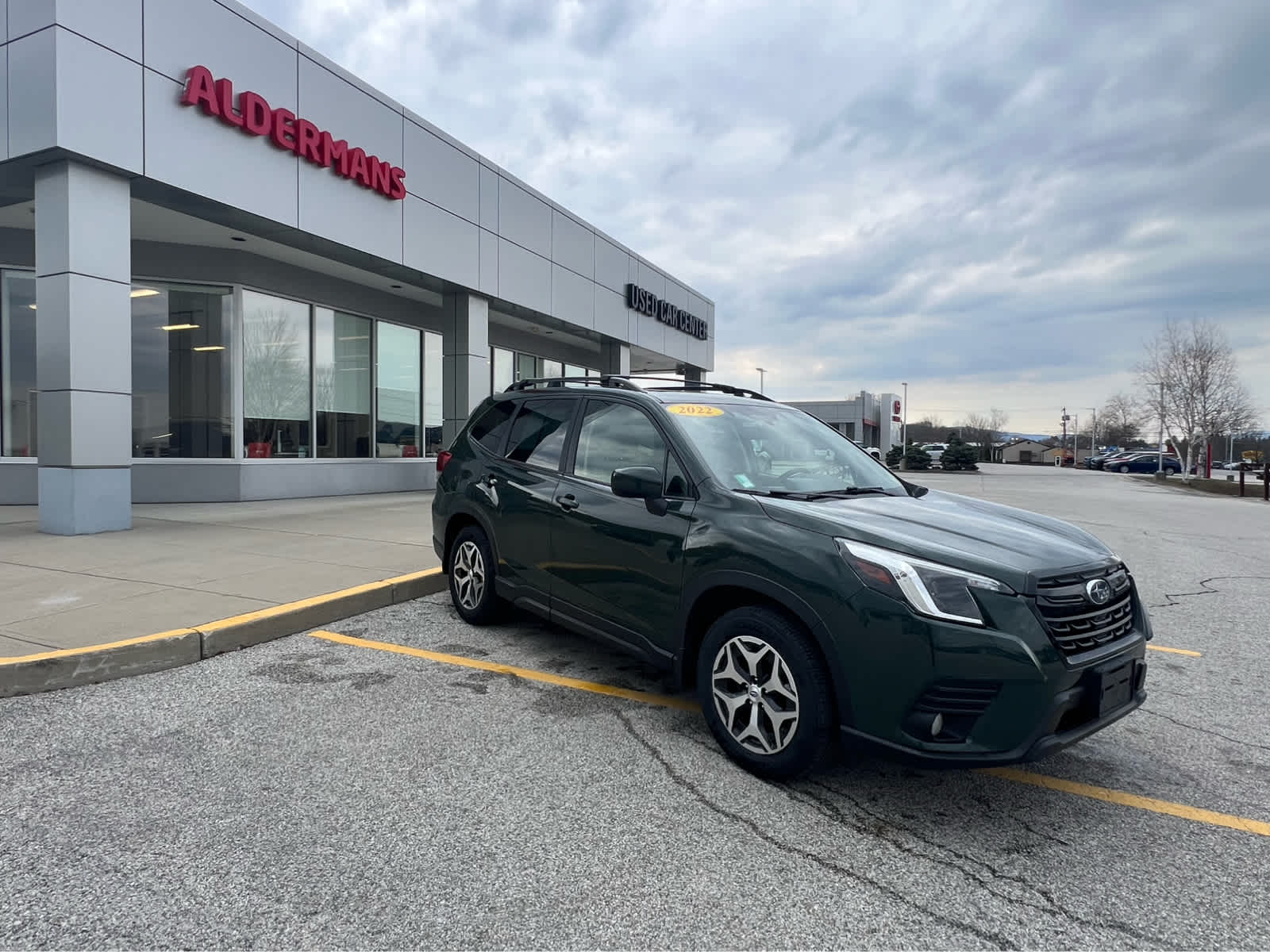 Cascade Green Silica 2022 Subaru Forester Premium Crossover AWD SUV / Crossover All-Wheel Drive Continuously Variable Transmission