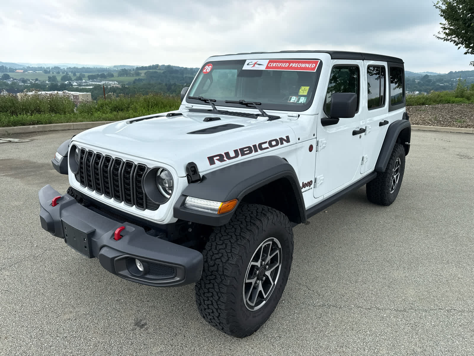Bright White Clearcoat 2026 Jeep Wrangler SUV / Crossover Four-Wheel Drive Automatic