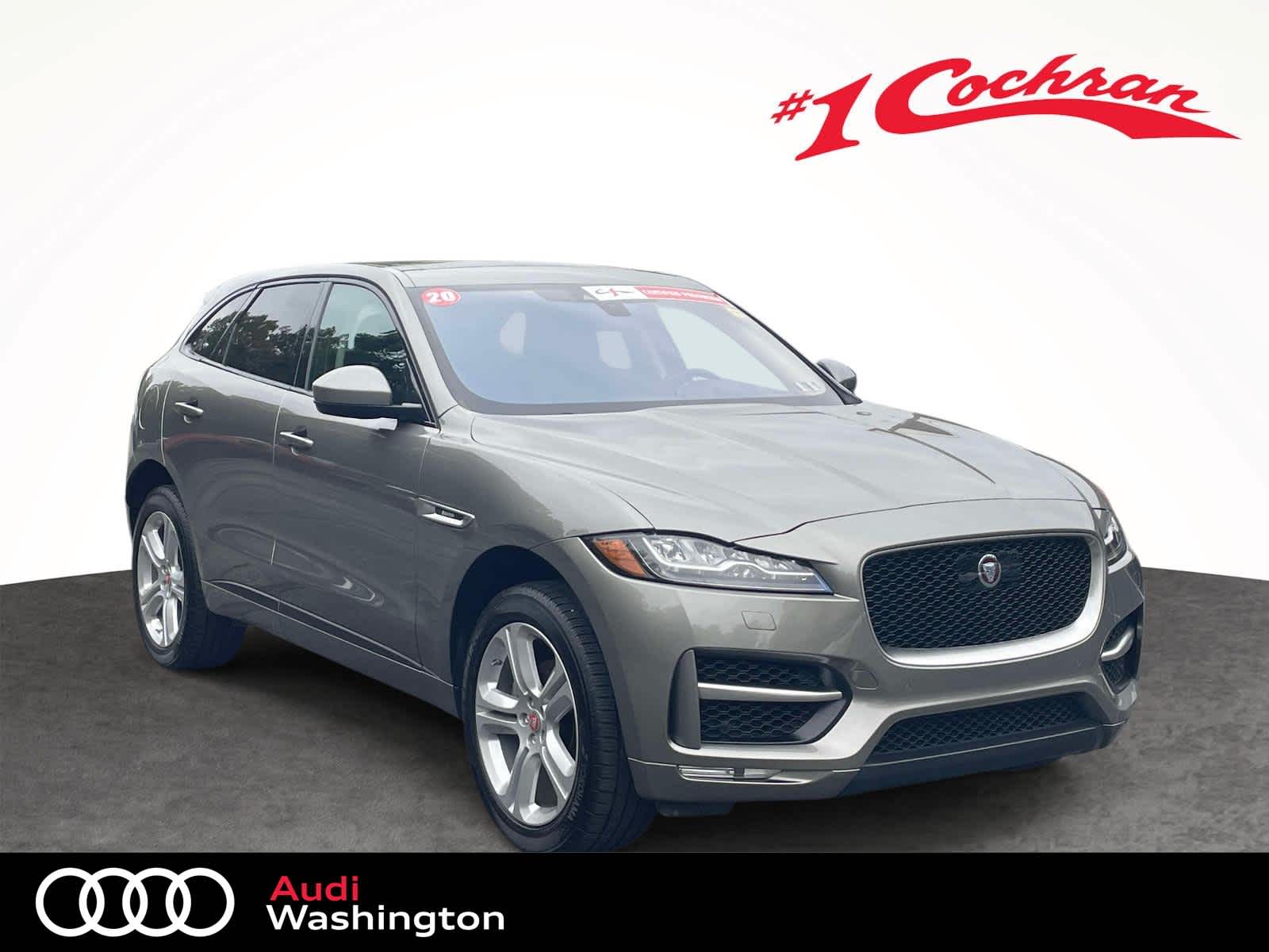 Indus Silver Metallic 2020 Jaguar F-PACE SUV / Crossover All-Wheel Drive 8-Speed Automatic