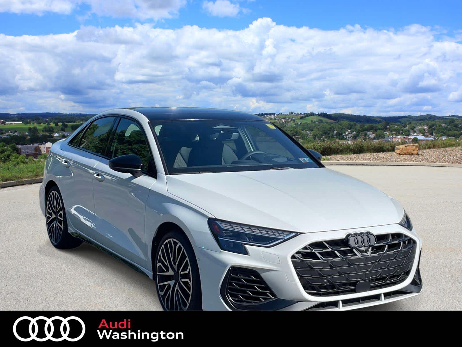 2Y2Y/White 2026 Audi S3 Sedan All-Wheel Drive 7-Speed Automatic